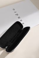 Étui de rangement pour lunettes rectangulaires rétro, anti-pression, multicolores, avec logo personnalisé