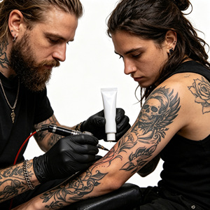 Crema para Tatuajes OEM al por Mayor, 10g, con Logotipo Personalizado, Marca Privada para Estudio de Tatuajes, Centro de Belleza, Suministro Global - Product Image 3