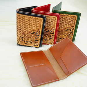 Portefeuilles en cuir véritable pour hommes, fabriqués à la main, fabriqués à la main, de style occidental, de qualité supérieure - Product Image 5