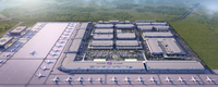 Hangar d'aviation à grande portée en structure d'acier galvanisé pour la réparation/la révision d'hélicoptères et d'avions civils, certifié ISO9001, garantie 30 ans