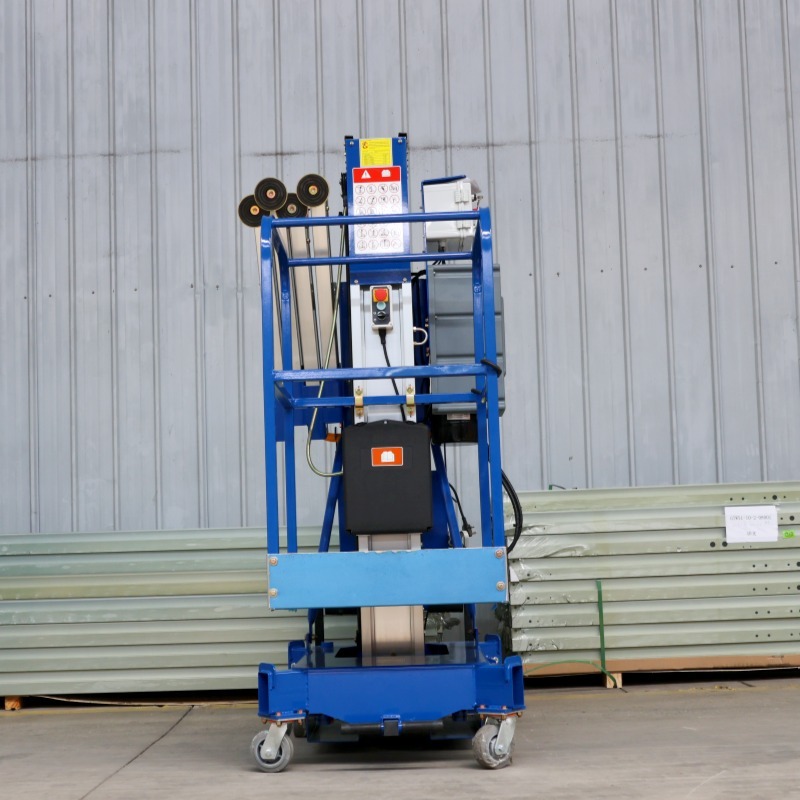 High Efficiency Single Mast Aluminium Hydraulic