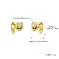 Grillz dentaire Hip Hop Cœur creux Dents de vampire en cuivre plaqué or et argent, Bijoux dentaires pour Halloween et Cosplay pour Hommes et Femmes