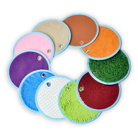 Tapis sensoriels circulaires personnalisés Kidpik pour enfants, jouets éducatifs pour l'autisme, apprentissage Montessori, tissu, 22,5 cm, multicolores, 2-7 ans