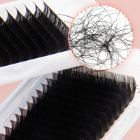 ESSI LASH Plateaux d'extensions de cils individuels en faux vison, pour volume et création de fans facile, vente en gros, pour artistes en cils et studios
