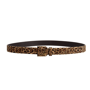 Cintura con Stampa Leopardata 3Cm con Fibbia a D, Cintura da Donna alla Moda - Product Image 2