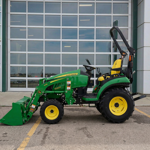 Tracteur compact John Deere 1025R, 70 CV, 4 roues motrices, transmission par engrenages, vert, tracteur agricole multifonctionnel, garantie du moteur de 5 ans - Product Image 1