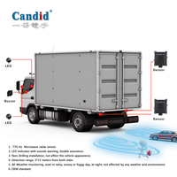 Sensor de detección de punto ciego de microondas de 77GHz Sistema de advertencia de sensor de radar impermeable
