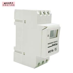 AHC15A 220V Contrôleur programmable modifié sur rail Minuterie électronique Interrupteur Mini 2P Affichage LCD Courant maximal 16A - Product Image 4