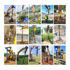 DHG 굴삭기 부착 유압 어스 오거 10-15T 굴삭기 용 접지 나사 용 유압 토양 드릴 오거 - Product Image 6