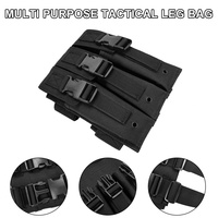 SINAIRSOFT Pochette tactique triple pour chargeurs à dégagement rapide, à fixer sur la cuisse, compatible MOLLE, M P FIVE