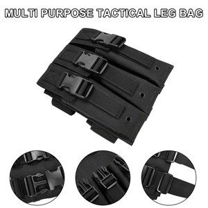 SINAIRSOFT Tactical Quick Release Drop Leg Triple Mag Pouch Holder <b>MOLLE</b> Mag Pouch Cartridge Clip Pouch M P FIVE - Product Image 2