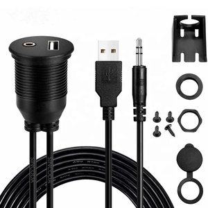 Cavo di prolunga audio/video <span class=keywords><strong>USB</strong></span>/<span class=keywords><strong>Aux</strong></span> RCA per installazione a incasso nel cruscotto dell'auto - Product Image 6