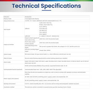 Controlador de Temperatura PID de Cuatro Canales XMTA-J400W con Pantalla LCD, Material ABS, Resolución de 0.1°C, Comunicación 485 - Product Image 2