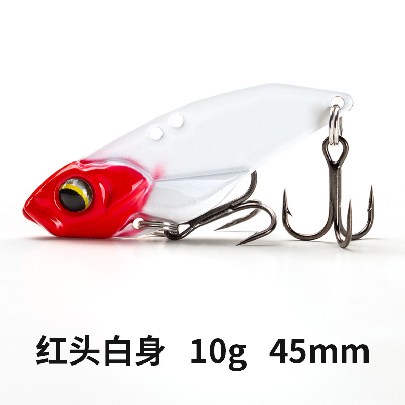 Red head, white body, 10g, 45mm