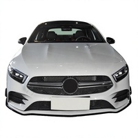 Modification du déflecteur avant pour Mercedes Classe A W177 A180 A200 A220 A35 Noir Piano
