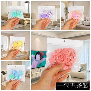 Mohei <b>Sweet</b> <b>Flower</b> Sausage Hair Tie High Elasticity Rubber Band Girls Hair Accessory Summer 2022 Fresh Style - Product Image 2