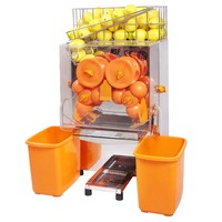 NewSaier RVS Commerciële Automatische Sinaasappelpers Machine 20 Sinaasappels/Minuut Opbrengst Anti-druppel Ontwerp 120W Oververhittingbeveiliging