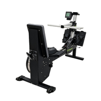 Máquina de Remo Comercial con Resistencia de Aire - Equipo Multifuncional de Entrenamiento de Fuerza con Resistencia de Aire