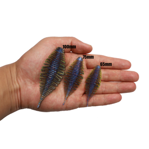 Esche da Pesca Bioniche in PVC Morbido e Resistente, Swimbait, Vermi e <span class=keywords><strong>Minnow</strong></span> <span class=keywords><strong>per</strong></span> Trota, <span class=keywords><strong>Spigola</strong></span>, Lucioperca, <span class=keywords><strong>Spigola</strong></span> di Mare, Acqua Dolce e Salata, Fiume e Lago - Product Image 5