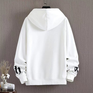 Free Sample Oversized Heavyweight High Quality 100% Cotton Luxury <b>Thick</b> Cotton Quality Men's Hoodies - Product Image 3