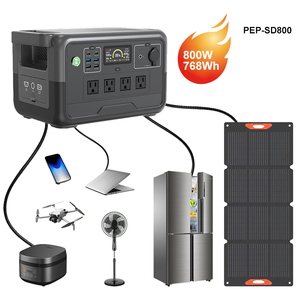 Station Portable LiFePO4 800W 768Wh à Vente Chaude, Prête pour les Voyages, Onde Sinusoïdale Pure, MPPT, pour Voiture, Réfrigérateur, Extérieur - Product Image 5