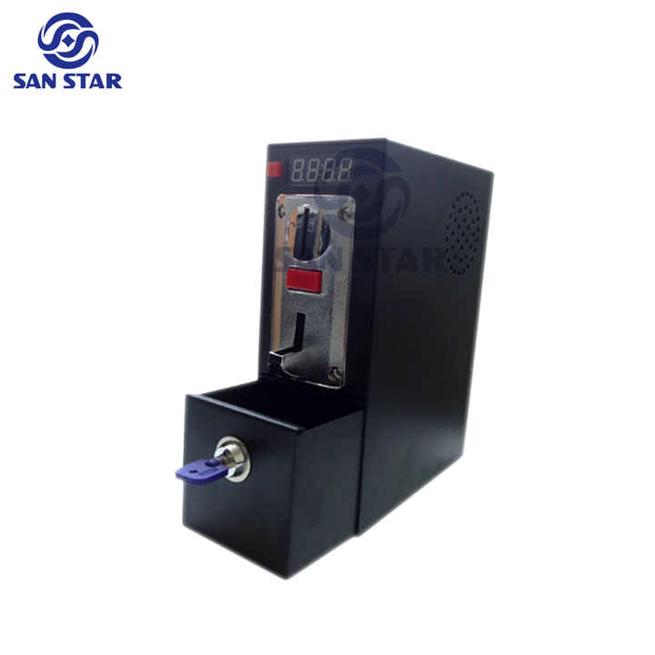 Pusher Operated Timer Control Box Multi Coin Acceptor for Washing Vending Machine Kiddie Ride