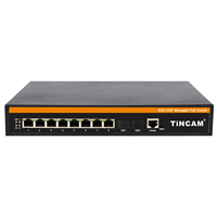 Commutateur PoE Gigabit géré Tincam, 8+2 ports Gigabit, commutateur Ethernet PoE intelligent, 10/100/1000 Mbps, 128 Gbps