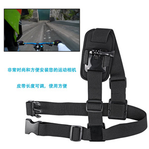 สายรัดไนลอนแบบปรับได้สำหรับกล้องแอคชั่นโกโปรสำหรับใช้ในกีฬา - Product Image 1