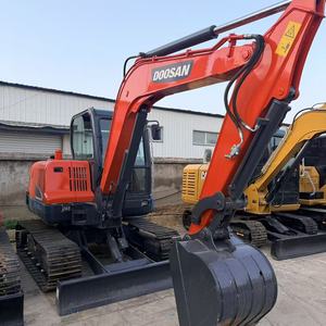 Mini-excavatrice sur roues Doosan Dx60 d'origine japonaise, modèle 2022, neuve, prix bas, vente chaude, moteur, boîte de vitesses, engrenages multifonctionnels - Product Image 4