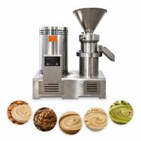 Machine professionnelle de broyage de tahini et de graines de sésame, broyeur automatique de pâte de noix à couple élevé pour usine de sauces commerciale
