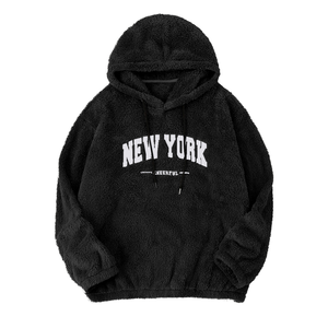 Promotion Exceptionnelle : Blouson Décontracté Tricoté de Haute Qualité pour Homme avec Broderie Lettres, en Polyester et Spandex, Capuche à Cordon - Product Image 2