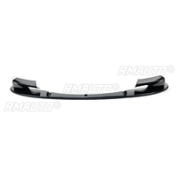 Untuk BMW E90 E92 E93 M3 2007-2013 Pelindung Bumper Depan Mobil, Lip Splitter Spoiler Diffuser, Tampilan Serat Karbon, Hitam Glossy