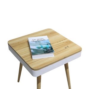 Koble Neuer Moderner Holz-Smart-Lautsprecher Couchtisch 10W Kabelloses Laden Ergonomisches Originaldesign CE-Zertifiziert Wohnmöbel - Product Image 4