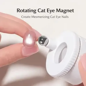 แม่เหล็กทำเล็บลายตาแมวแบบใหม่ แรงดูดสูงพิเศษ สำหรับทำเล็บแบบ DIY แสงกว้างและแสงด้านข้าง แม่เหล็กดูดอัตโนมัติสำหรับทำเล็บลายตาแมวแบบฝรั่งเศส - Product Image 5
