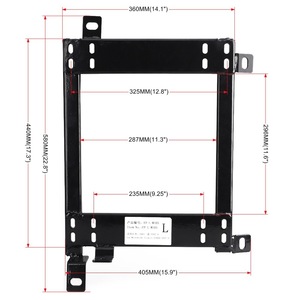 Mitsubishi Car Seat Bracket RSB004-MTS Metal Steel Racing Mounting <b>Frame</b> <b>For</b> EVO7-9 - Product Image 3