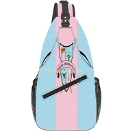 Sac de poitrine en gros d'usine, motif imprimé Sorority, sac à bandoulière de haute qualité, sac à dos de voyage extérieur