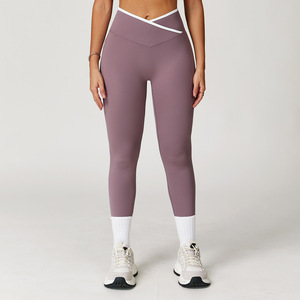 No te pierdas las mallas de entrenamiento para mujer mejor calificadas de 2025, mallas ajustadas en forma de V, levantamiento de glúteos, cintura alta para Yoga - Product Image 4