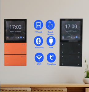 <span class=keywords><strong>Amplificateur</strong></span> mural Bluetooth 2x25W <span class=keywords><strong>orange</strong></span>/noir avec contrôle d'application Tuya pour système audio domestique, système de maison intelligente, commercial et hôtel - Product Image 6