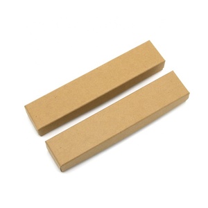 Boîte à bijoux de haute qualité, collier en papier kraft <span class=keywords><strong>long</strong></span> et étroit, logo imprimé, livraison gratuite - Product Image 2