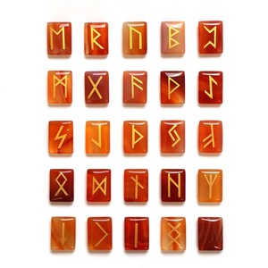 Juego <span class=keywords><strong>de</strong></span> piedras naturales para regalar, chakras <span class=keywords><strong>de</strong></span> Aventurina verde, varias piedras curativas grabadas, 25 unidades, venta al por mayor, <span class=keywords><strong>2022</strong></span> - Product Image 4