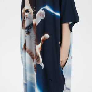Robe de <span class=keywords><strong>nuit</strong></span> imprimée personnalisée Vêtements de <span class=keywords><strong>nuit</strong></span> Sexy Night Oversized Woman Sleep Tee - Product Image 6