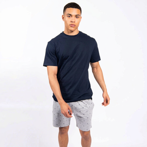 2023 100% coton hommes Slim Fit T-Shirt & Short ensemble à manches courtes T-Shirt & Shorts ensemble pour la vente en ligne - Product Image 1