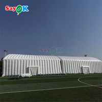 Bâche en PVC imperméable Sayok 72 pieds énorme tente de pavillon gonflable pour l'exposition de sport de fête d'événement en plein air