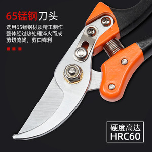 Lu Ban's Work Pruning Shears Stainless Steel 10-20 Mm Bypass For Fruit Trees - Product Image 3