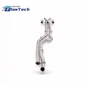 FlowTech T304 Stainless Steel High Performance Mid Pipe with Z-Pipe for BMW M3/<b>M4</b> G80/G82 S58 3.0T – Direct <b>Bolt</b>-On - Product Image 4