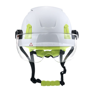 Ant5ppe mới đến công nghiệp làm việc xây dựng an toàn Mũ bảo hiểm cho nam giới phụ nữ ABS cằm Dây đai với PC bên ngoài Visor mũ cứng - Product Image 3