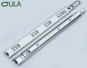 <span class=keywords><strong>Rail</strong></span> coulissant de tiroir à roulement robuste en acier inoxydable à trois rails, type Tatami, avec verrouillage étendu, pour clavier industriel et usage alimentaire, 51 - Product Image 1