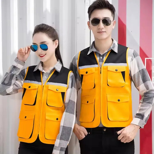 Tiras reflectantes Trabajo de construcción Uniforme Traje Desgaste Chaleco DE TRABAJO Ropa fresca Chalecos - Product Image 1
