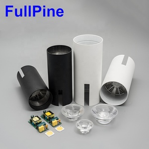 Chống chói theo dõi ánh sáng Nhà cung cấp <span class=keywords><strong>LED</strong></span> COB màu điều chỉnh theo dõi ánh sáng nhôm bán lẻ theo dõi ánh sáng - Product Image 5