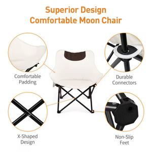 Silla de Camping Plegable Ligera de Tela Oxford con Logotipo Personalizado para Picnics, Pesca y Jardín, Silla de Lujo para Senderismo al Aire Libre - Product Image 6